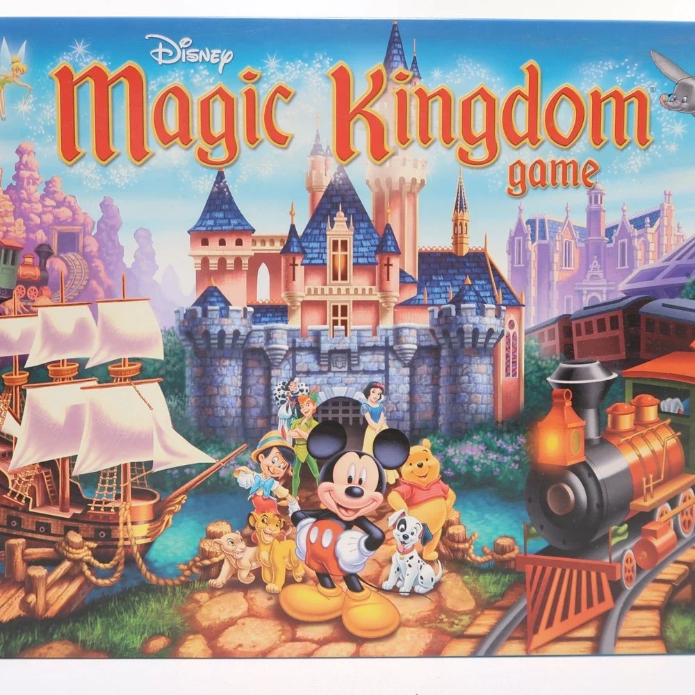 Disney Magic Kingdom Board Game Parker Brothers 2004 Complete Family Mickey